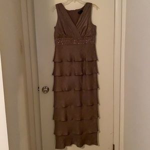 Shimmering long gown for wedding or prom